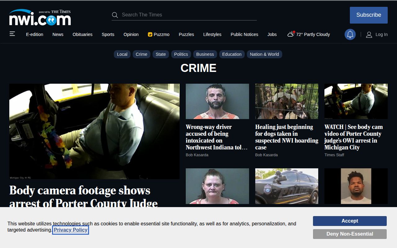 Porter County crime and court news at NWI Times